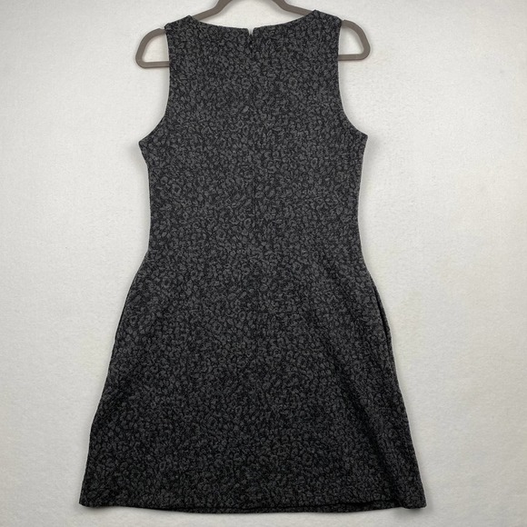 Nicole Miller Women's Size 4 Gray Cheetah Print Sleeveless Dress with Pockets - Picture 7 of 7